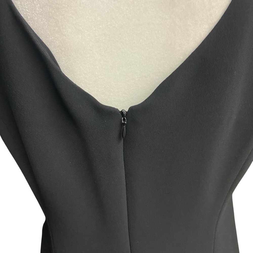 Jones New York Collection Platinum Sheath Dress Size 8P Black Classic Vintage - Picture 5 of 9